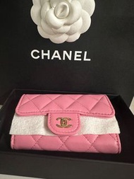 Chanel classic Barbie pink card holder/ wallet 香奈兒經典款芭比粉卡包/銀包
