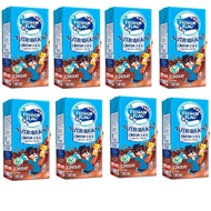 Susu UHT Cair Kotak Frisian Flag / Bendera 225 Ml x 8 Coconut Delight Full Cream Fresh Milk Low Fat 