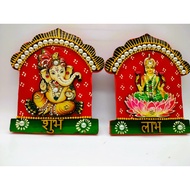 Lord Ganesha /Lakshmi Ganesha Wall Hanging Decorative Items for Home/Festival Decoration/Deepavali Decor