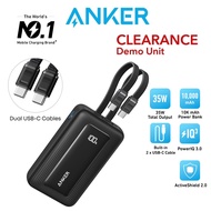 [Demo Unit Clearance] Anker Zolo Powerbank 10000mAh 35W Fast Portable Charger Built-in Dual USB-C Ca