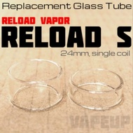 TERBAIK Tabung Kaca RELOAD S RTA Glass Tube Reload S single coil