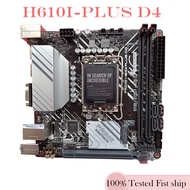 For PRIME H610I-PLUS D4 Motherboard 64GB HDMI PCI-E4.0 LGA 1700 DDR4 Mini-ITX H610 Tested OK