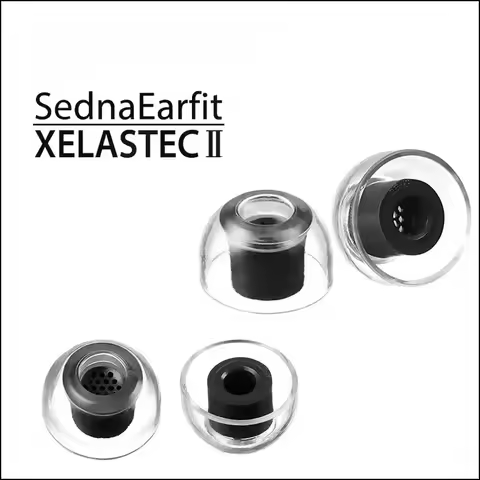 for AZLA SednaEarfi Xelastec II Eartips for In-Ear Monitor IEM HiFi Buds 2 Pro XM5 Pi7 Earplug TPE M