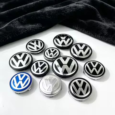 4pcs Wheel Center Hub Caps 4pcs 55mm 56mm 65mm 70mm wheel cover For VW Polo Golf 4 5 6 7 Touran CC P