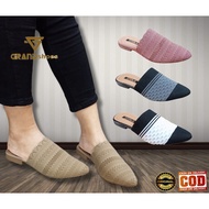 Esterlie BG 222 BG 221 MTC 01 Original sandals flat mules sandals knitted bustong sandals casualWani
