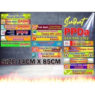 BANNER PPDa/SCHOOL BANNER/BANNER SEKOLAH/KECERIAAN/SCHOOL BANNER/18 pcs