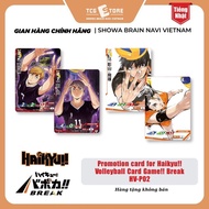Gift items do not sell Haikyu Promotion cards!! Volleyball Card Game!! Break Booster HV-P02