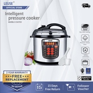 leuse Pressure Cooker Marble Coated Non-Stick Pot Pressure Cooker Stainless Steel Pot  Rice Cooker (6L)