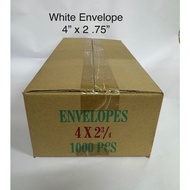 Envelope 4" x 2.75" for Passport Photo / Sampul Surat Gambar Passport / White / Cream