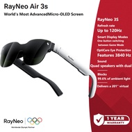 RayNeo Air 3s AR Glasses | Pocket TV, Ultra-High Definition 3D Viewing, Multi-device Compatibility, 