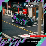[Ready Stock] Ready Stock TarmacWorks 1: 64 HKS Toyota Corolla Toyota GR Corolla Alloy Car Model