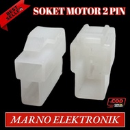 SOKET MOTOR 2 PIN BESAR SOCKET 2PIN ASLI ORIGINAL ORI