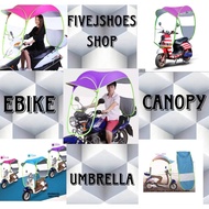 FJS/Ebike Canopy Umbrella Waterproof Sun Protection