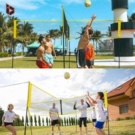 blesiya Volleyball Training Net 4 Way Square PETG Weather Resistant Quick Install Stable Tension for