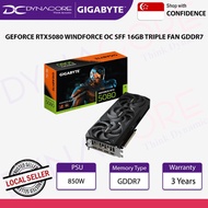 Gigabyte GeForce RTX™ 5080 WINDFORCE OC SFF 16G 16GB GDDR7 Graphics Card GV-N5080WF3OC-16GD