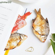 QINMEI Simulation Fish Meat Sticky Notes Creative Food Series Japanese Style Notepad Child Students 