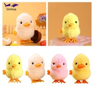 Simhoa Chick Clockwork Doll Toy, Clockwork Hopping Chick Toy, High Quality Catching Wind Up Plush To