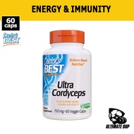 Doctors Best Ultra Cordyceps Non-GMO | Vegan | Gluten Free | Soy Free | 60 Veggie Caps - Ultimate Su