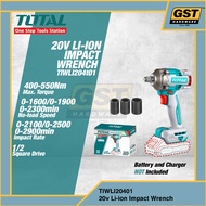 Total Li-ion Cordless Impact Wrench Heavy Duty 20V Total Impact Wrench Cordless Electric Impact Wren