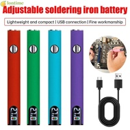 LONTIME Electric Soldering Iron, Adjustable Voltage Battery Set Heat Device Mini Soldering Iron Kit,