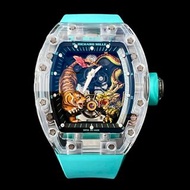 AET REMOULD 理查德米勒 RM 51-01 藍寶石水晶透明手錶 Richard Mille Sapphire "U51-01"