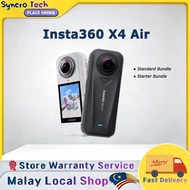 Insta360 X4 Air Action Camera 8K 360° Camera Bundle Invisible Selfie Stick Effect, Replaceable Lense