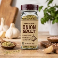TRADER JOE'S ONION SALT, 2 OZ.