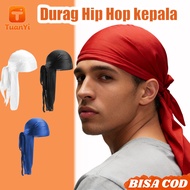 Durag Kepala Pirate Hat Style Headband/ Breathable and Elastic Material - Ideal for Maintaining Wave
