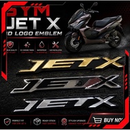 EMBLEM SYM JETX150 JET X 150 JET X150 JET X  3D LOGO EMBLEM STICKER ACCESSORIES ACCESSORY MODIFIED M