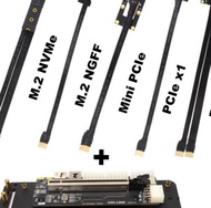 กราฟิกภายนอกแล็ปท็อปตัวยึดการ์ดยืน & ฐาน PCIe 3.0ม. 2 NGFF/M.2 NVME /Mpci/pcie X1 X4สายต่อ EGPU ITX 