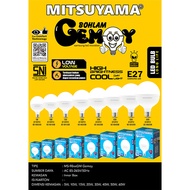 CAHAYA Mitsuyama Premier Gemoy Series 5W–60W LED Bulb | White Light Energy Saving LED Bulb