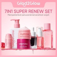 Glad2glow Glowing Bundle All In 1 - 3/4/5/6/7 Pcs | Skincare Brightening Package - Glowing 7pcs -EBE