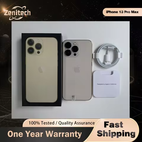Original Apple iPhone 13 Pro Max 5G Mobile Phone Face ID NFC 128GB/256GB ROM 6.7''OLED A15 IOS Hexa-