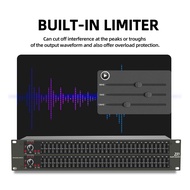 <BUTO>Graphic Equalizer 31-Band Stereo EQ for Home Audio, Dual Channel Professional DJ
