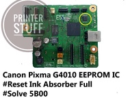 Canon G4010 EEPROM IC Reset Ink Absorber Full Error 5B00
