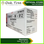 ✁ ☍ ◙ Vitamin B Complex 100 Tablets (NEURONERV)