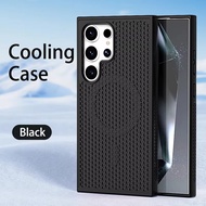 [FN] เคสโทรศัพท์ samsung เคส Samsung การกระจายความร้อน รังผึ้ง cooling magnetic  สำหรับ Samsung Gala