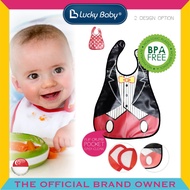 Lucky Baby Solo Eezee Clean Bib Flip Crumb Pocket