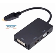 Converter Display Port to DVI/VGA/HDMI 3 IN 1