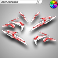 STRIPING STICKER MOTORCYCLE BODY VARIATIONS HONDA BEAT ESP 0001B