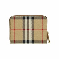 BURBERRY 巴寶莉 Vintage經典格紋帆布短夾(典藏米色) 類似風格 YSL / DIOR / CELINE / PRADA / bottega veneta / bv / LV / Lou