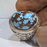 EGYPTIAN TURQUOISE LIGHTbiru EST DIM 16x11.5x8.5 8.5Ring