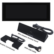 SHCHV | TURZX 4.6 Inch USB Secondary Screen 960*320 IPS LCD Support Desktop Extend Mode Chassis Sec