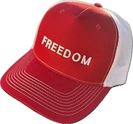 American Patriotic Freedom Adjustable Embroidered Hat 1st Amendment Free Speech Trucker Baseball Cap