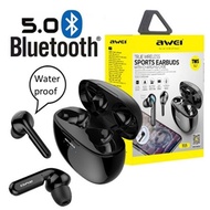 Original AWEI Newest T15 Bluetooth 5.0 Headset TWS Wireless Earphones Earbuds Stereo With Mic Noise