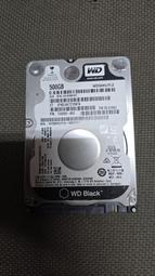 含稅 WD 黑標 2.5 500GB (7mm) 保固1個月 WD5000LPLX 03H521