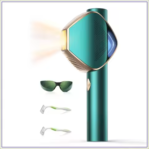 IPL Laser Hair Removal for Women Men, 999,999 Flashes Painless Permanent, 3-in-1 Device for Face Bod