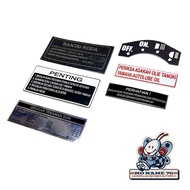 Sticker Stiker Pelengkap Detail Yamaha V75 V 75