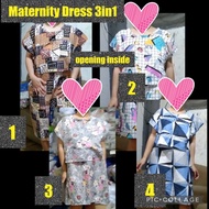 Hospital Maternity Gown 3in1 Assorted