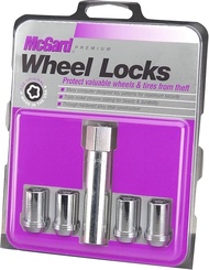 MCGARD 25357จูนเนอร์สไตล์กรวยที่นั่งล็อคล้อสีดำ (M12 X 1.5ขนาดด้าย)-ชุด4 4 Locks / 1 Key